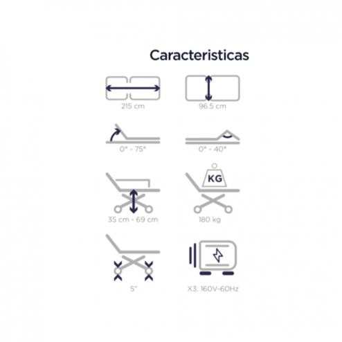 Cama Hospitalaria Eléctrica...