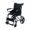 Silla de Ruedas de transporte con apoyabrazos y reposapiés fijos