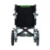 Silla de Ruedas de transporte tapicería verde con negro