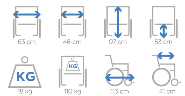 Silla de Ruedas eléctrica Espaldar Reclinable