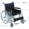 Silla de ruedas Doble cruceta