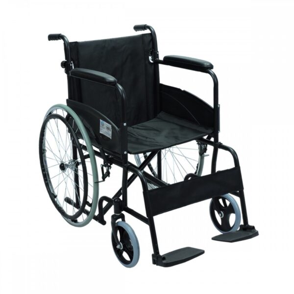 silla-de-ruedas-estandar-reposapies-desmontables (1) Silla de ruedas estándar reposapiés desmontables