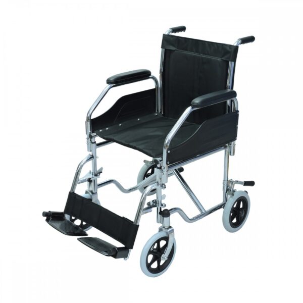 Silla De Ruedas De transporte Reposa brazos y pies desmontables