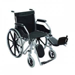 Silla de ruedas semi escritorio reposapiés desmontables y elevables