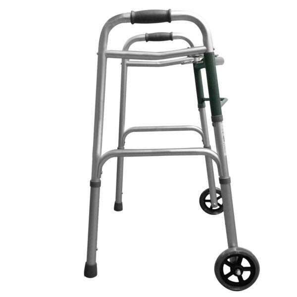 CAMINADOR RUEDAS PLATA-2 Caminador con Ruedas color Plata