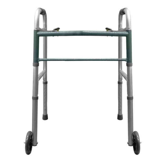 CAMINADOR RUEDAS PLATA-4 Caminador con Ruedas color Plata