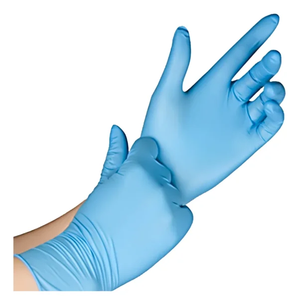 Guante examen nitrilo azul - M x100